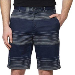 Calvin Klein Lifestyle Comfort Stretch Mens Flat Front Dress Shorts Cadet Navy